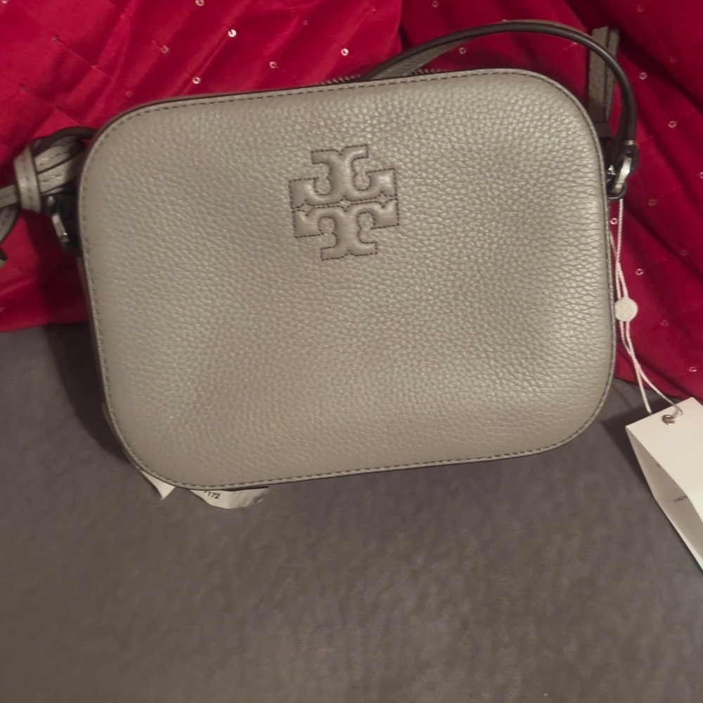 Tory Burch NWT Gray Crossbody